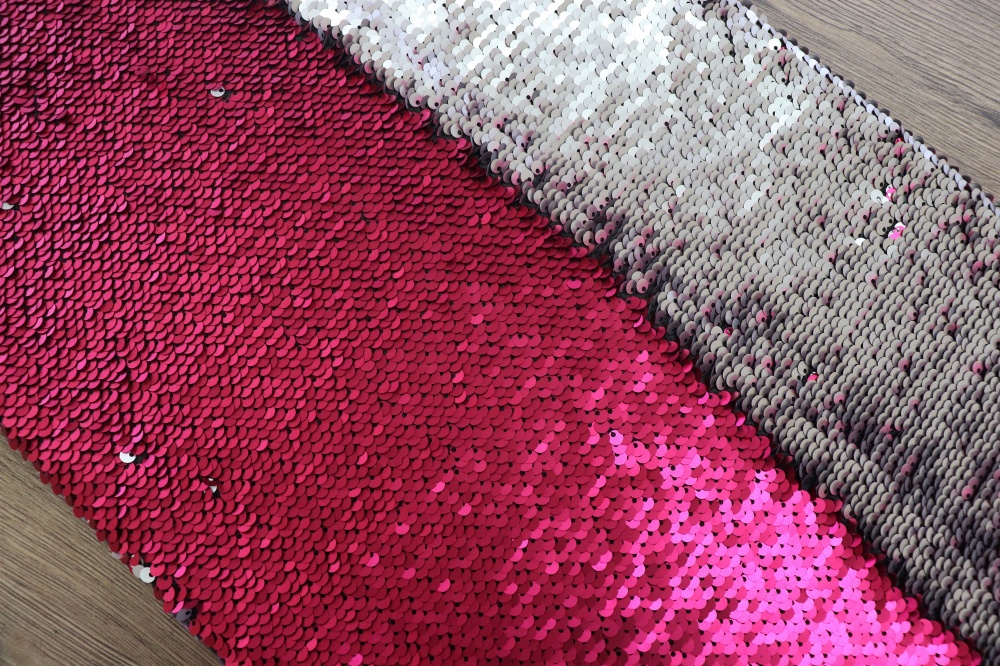sequin satin 5mm*230gsm reversible color SY-DM3313