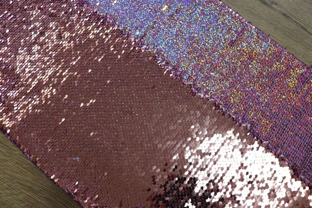 sequin satin 5mm*230gsm reversible color SY-ATH8110