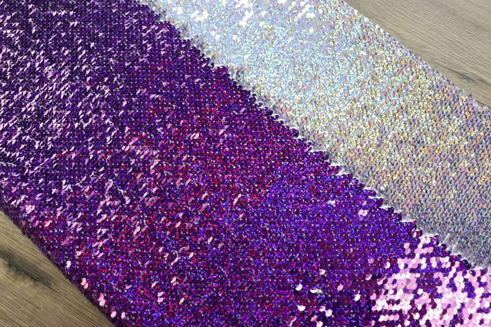 sequin satin 5mm*230gsm reversible color SY-S1313