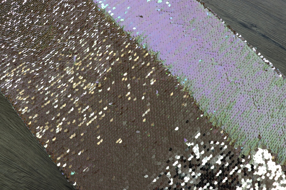sequin satin 5mm*230gsm reversible color SY-AWP6708
